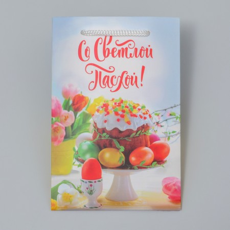 Gift package, packaging, “with a light Easter!”, 12 x 18 x 12 cm-3