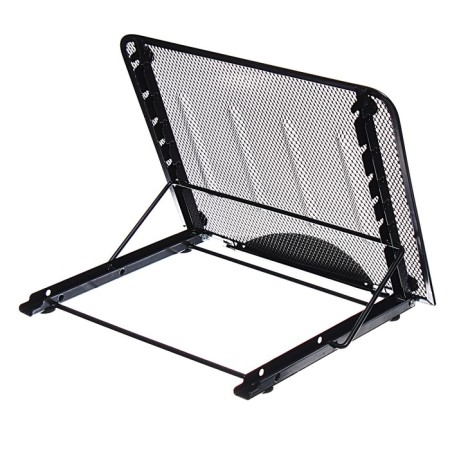 A stand for books, laptops, tablets, calligrata, mesh, metal, black-1
