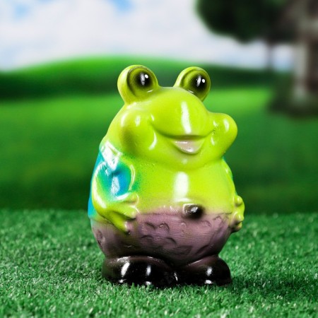 Garden figure "Frog in a vest" 15cm-3
