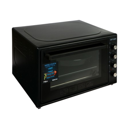 Mini-fucked Optima OFC-75BL, 1850 W, 75 l, 50-300 ° C, timer, black-1
