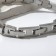 Bracelet Ceramics "Rhythm", white color in silver, 20.5 cm