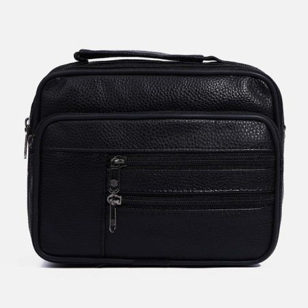 Male bag, black color-1