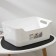 SCANDI storage basket, 10 l, 34 × 24 × 14 cm, white color