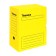 Archive box with A4 Calligrata valve, 150 mm, microgofrot cardboard, up to 1,400 sheets, yellow