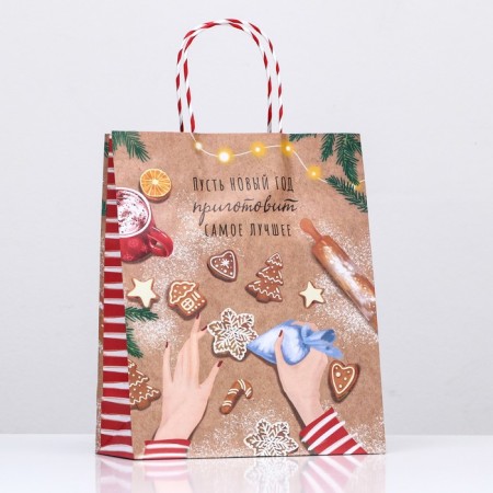 Gift package "Let the New Year cook the best" 26 x 32 x 12 cm-2
