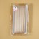 Glass for straps, shiny, 15 mm, 10 ± 0.5 m, beige color