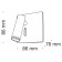 Bra Technical C040WL-L3W3K, LED, 3W, 8.6x7.6x8.6 cm, 170lm, white color