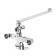 ROEGEN RC100A bath mixer, one -leaf, with shower set, zinc, chrome