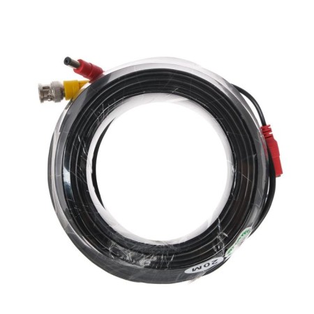 AHD video surveillance cable, BNC + power, 20 meters, black-4