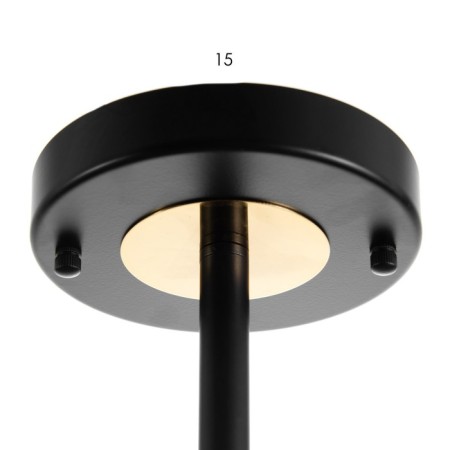 Laser Laser 8XLED 144W 3000-6000K black and gold 75x75x48 cm Bayerlux-6