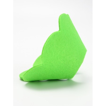 Veterinary collar made of felt "chamomile", size s, green-4