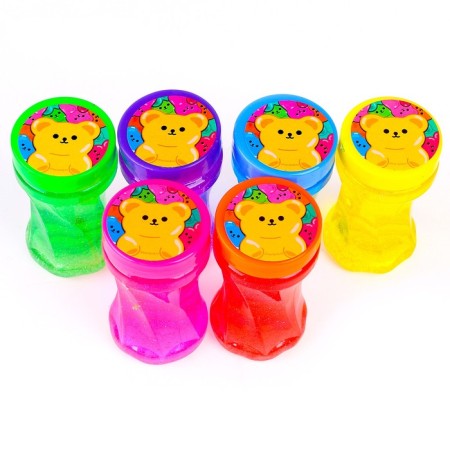 Slime - Lizun "Botyl", with sparkles, Mix color-3