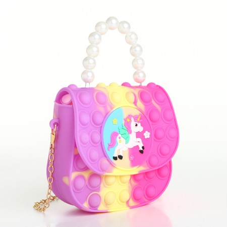 Baby bag on a magnet, colorful color