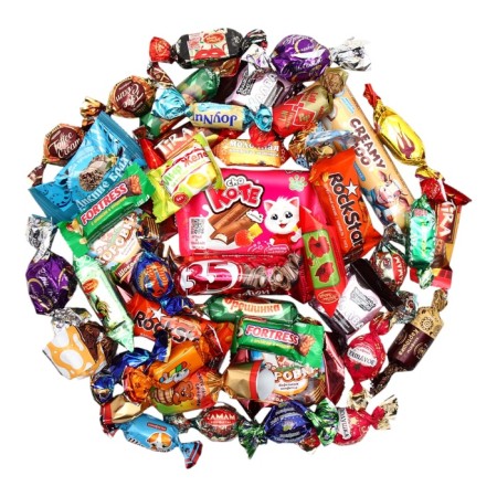 New Year. Gift set, "handbag of sweets", 700g,-3