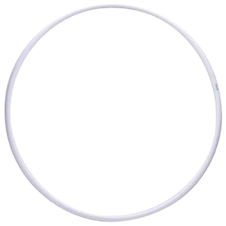 Hoop for rhythmic gymnastics Pastorelli Rodeo, professional, d = 65 cm, white color