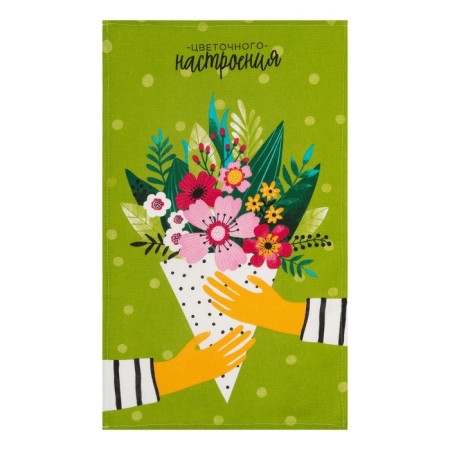 Kitchen towel "Floral mood" 35x60 cm-1