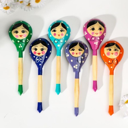Spoon Poloba "Matryoshka", 19 × 6 cm, mix-11