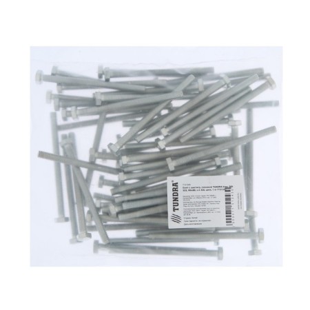Bolt "Tundra Krep", with a hexagonal head, galvanized, Din933, M6x80 mm, 1 kg-3