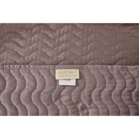 A set with a veil "Savannah", size 230x250 cm, 50x70 cm - 2 pcs, color of coffee-7