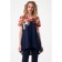 Female blouse, size 42, blue color