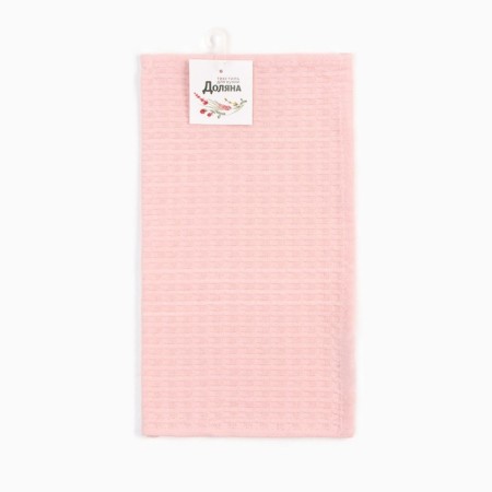 Toward "Dolyana" col. pink 35x60 cm, 100% hl., large waffle 220 g/m2-4