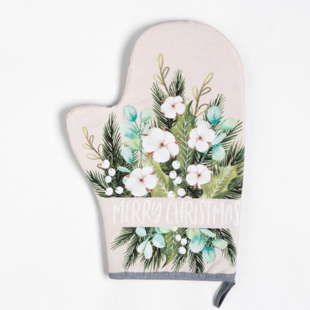Kit Kitchen BEAUTIFUL SHRISTMAS mitt-seizure 20x28cm, 19x19cm severity, 100%HL-1