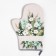 Kit Kitchen BEAUTIFUL SHRISTMAS mitt-seizure 20x28cm, 19x19cm severity, 100%HL