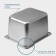 Gastrootiness 1/2 of stainless steel, 200 mm, 32.5 × 26.5 × 19.5 cm