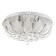 Люстра 55721/600 CR хром 8х40Вт E14 LED ПДУ 60х60х27см