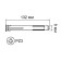 Anchor, frame, metal, galvanized, 8x132 mm, 140 pcs