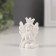Souvenir Polystone "Angel in the Crown" White Mix 3x3x5 cm