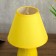 Table lamp 37518/1 1x40W E14 yellow 17x17x27.5 cm Risalux