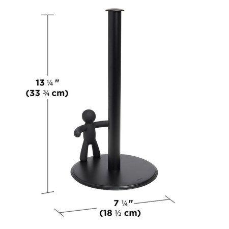Umbra Buddy paper towels holder, black color-5
