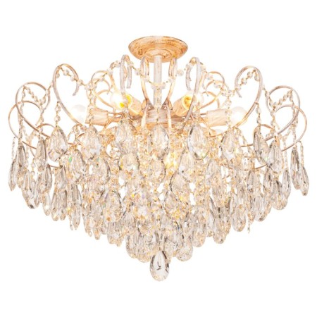 Ceiling chandelier "Suzy" 8x60W E27 gold 72x72x58-1