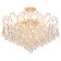Ceiling chandelier "Suzy" 8x60W E27 gold 72x72x58