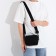 Youth bag with zipper, black color