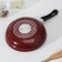 The “Expert” pan, d = 20 cm, plastic handle, anti -stick coating, burgundy color