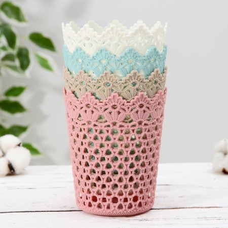 Plastic basket for storage "Melange", 10.5 × 10.5 × 12 cm, color mix-6