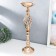 Summary metal per 1 candle "plexus" gold 54x12x12 cm