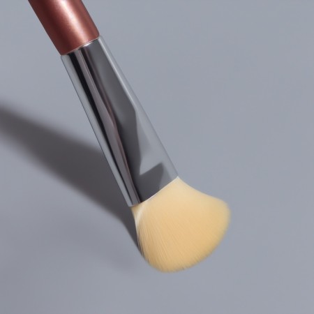 A set of makeup brushes, 5 objects, pink color-4