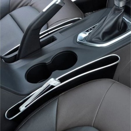 Organizer for the little things between seats 35x11 cm, black, set 2 pcs-1