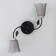 Lily chandelier (flower) 2x15W E27 Model: BR 00254 Black