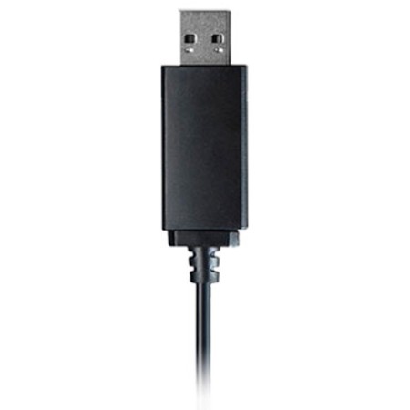 Headphones with A4Tech HU-11 Microphone Black 2m Last Head Head (HU-11/USB/Black)-3