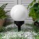 Garden lamp on the solar battery "Middle Shar", 15 × 38 × 15 cm, 4 LED, glow warm white