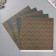 Paper D/Scrap Bilateral "Vera. Fwear Gold", 180 g, nr 5 pcs 30.5x32 cm