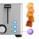 Toster KitFort KT-6212, 850 W, 5 modes of frying, 2 toasts, metallic