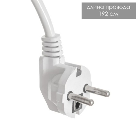 Board lamp "ERA" LED 8W 3000K-6000K Dimmer 2 rosett 2xUSB2.0 White 10x28x33cm RISALUX 9468-12