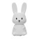 Night-mesh "Bunny" LED USB AKB white-yellow 13.5x11x15 cm