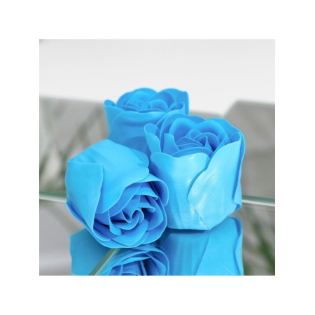 Soap roses, blue, set of 3 pcs.-6
