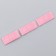 Textile strip "46-48", 5 x 1.1 cm, pink color